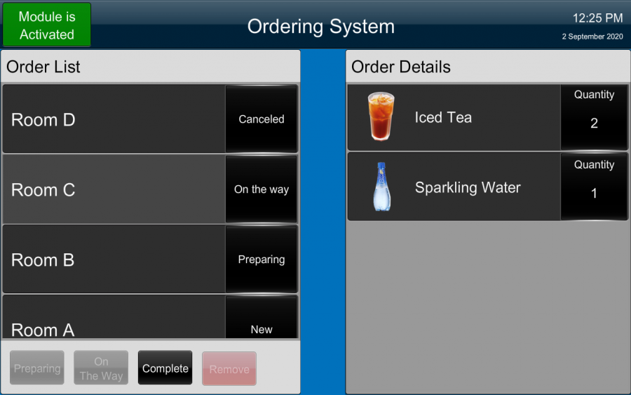Ordering System - Ultimate Control